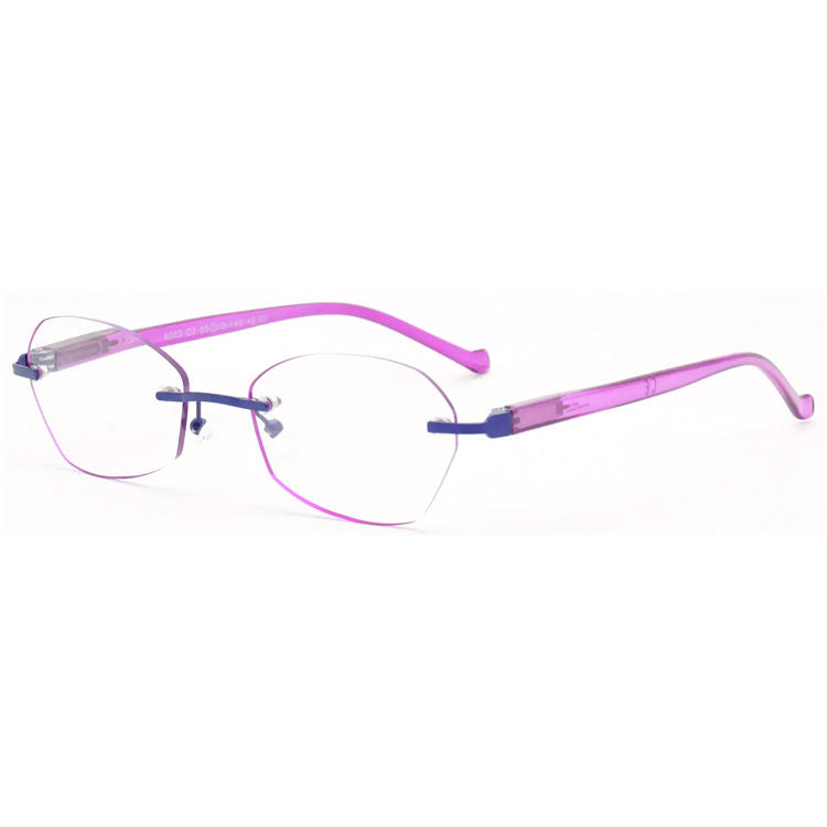 Dachuan Optical DRM368018 China Supplier Rimless Metal Reading Glasses With Special shape (17)
